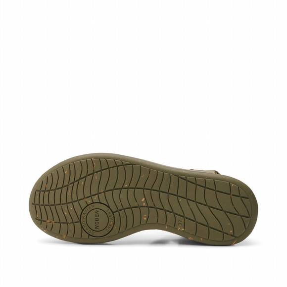 NEW WODEN women's line sandal in dark olive - Picture 6 of 6